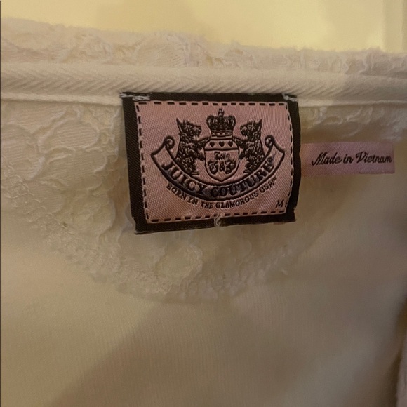 Juicy Couture Cream Lace-Trimmed Top - Picture 2 of 4